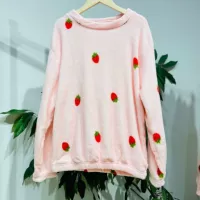 Утепленная розовая клубника, увеличенная толщина