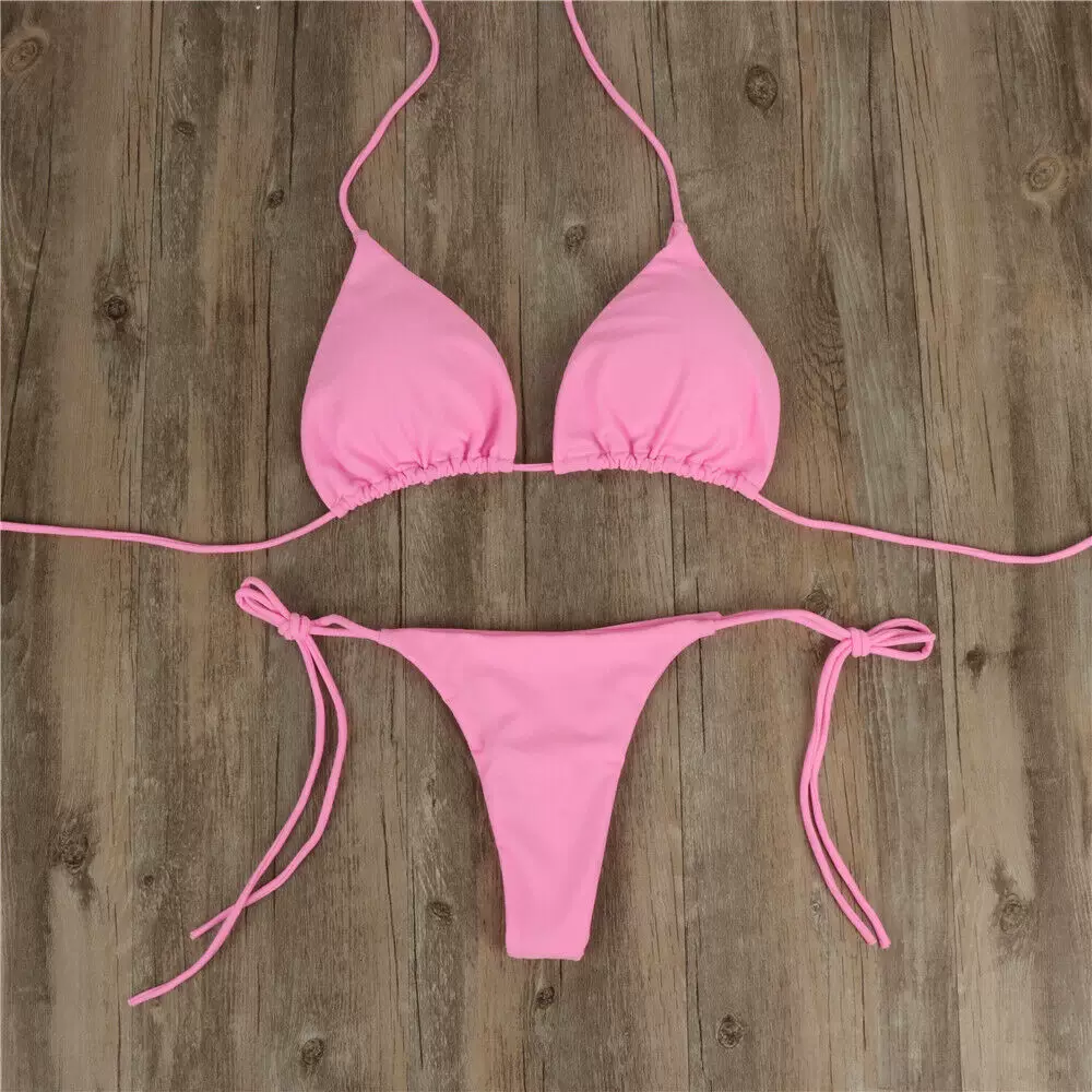 Бразильский купальник для женщин Sexy Bikini Set Push-Up с формованной чашкой
