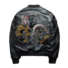 cnc加工/铣床 pu faux leather bomber jacket