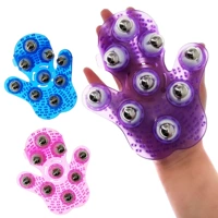 Roller Ball Body Massage Glove Muscle Pain Relief Relax Anti