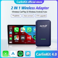 CarlinKit 4 Android Auto Apple CarPlay Adapter Wireless 2 In