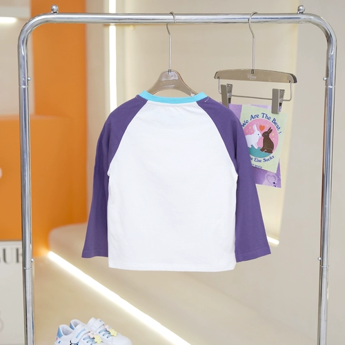 Disney/迪士尼 Осенняя милая детская футболка, в западном стиле