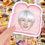 Новая семнадцать наклейка Ins Alien Ming Hao Cui Shengche's Explosive Decorative Handc -Scound Scepting Sticker