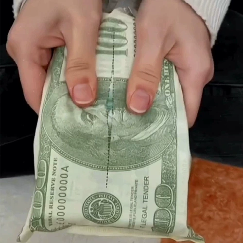 Бумажное полотенце в долларах США, креативная туалетная бумага в долларах, забавное развлечение, бумажное полотенце, красивый нож, деньги, бумажное полотенце, деньги, туалетная бумага