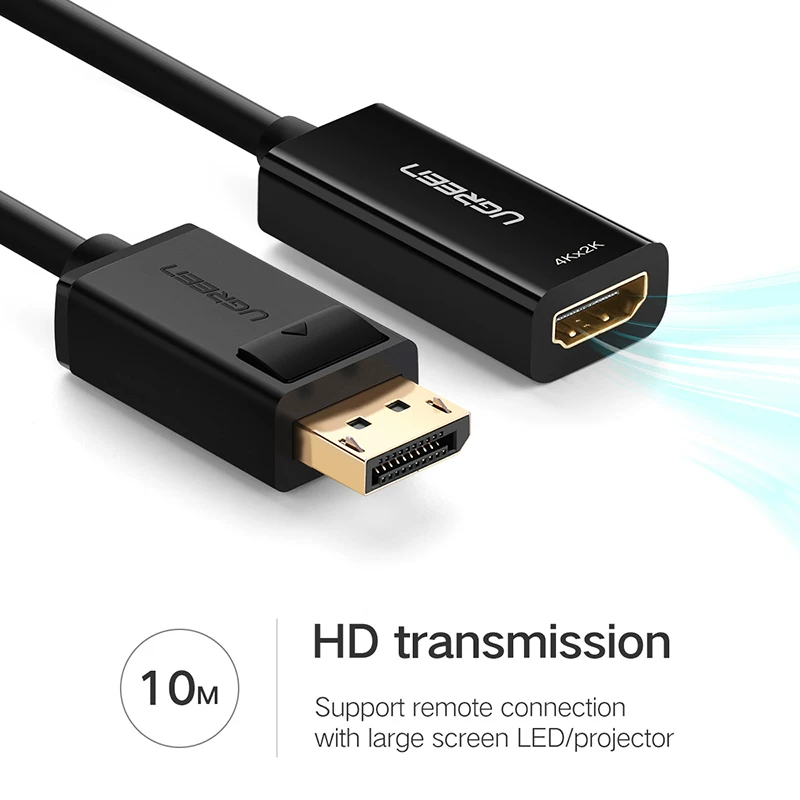 U Green 4K Display Port DP к HDMI адаптер 1080p Display Port