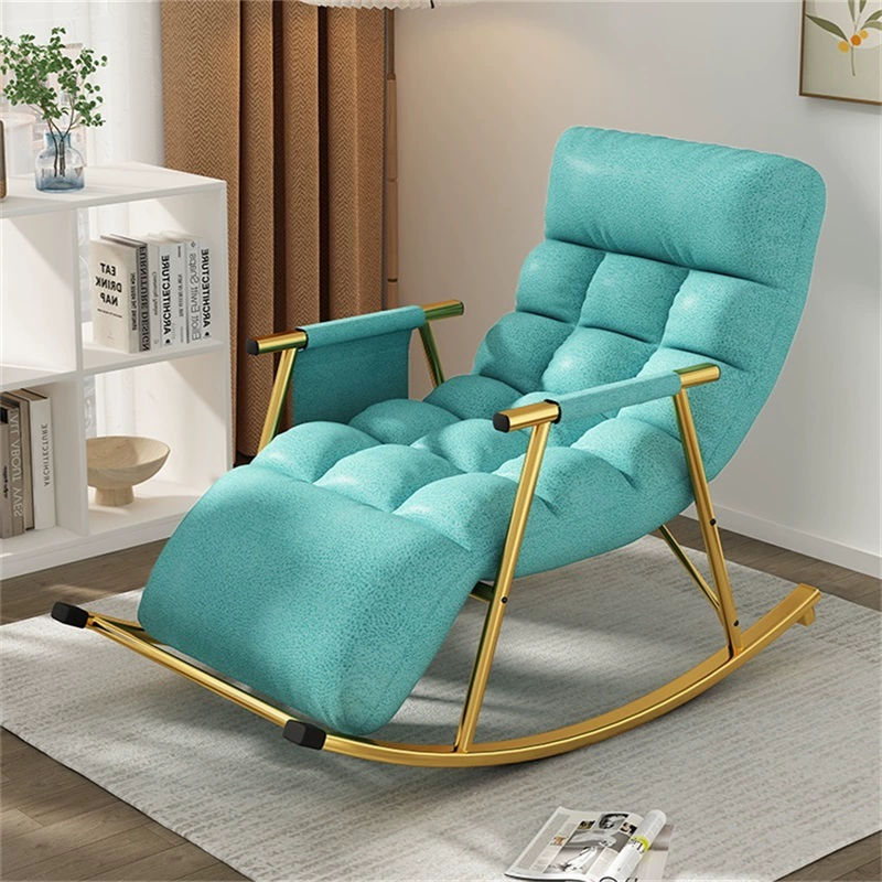 Hộ gia đình giải trí ghế bập bênh phong cách Bắc Âu ánh sáng sang trọng ban công hộ gia đình ghế sofa lười thoải mái chống bẹp ngả ghế bập bênh 