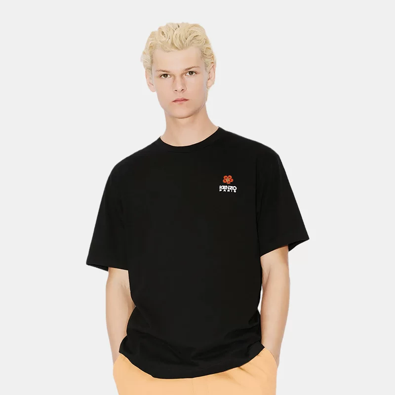 KENZO Kenzo, классическая футболка для мужчин и женщин с круглым вырезом, цветочная, оверсайз, для любимых
