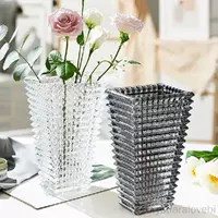 Nordic Luxury Crystal Vase Flower Arrangement Container