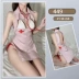 Đồng phục y tá cos đồng phục y tá nguyên chất Desire hottie nơ váy ngủ trang phục cosplay đồng phục nhà đồng phục mùa hè thoáng khí 