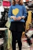 2018 mùa thu mới Hàn Quốc Dongdaemun áo len nữ sinh viên lỏng lẻo trùm đầu tình yêu treo ngọc trai áo len top ao kieu dep Áo len