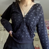 Mall Goth Skulls Print Retro Whothirts E-Girl Gothic Dark