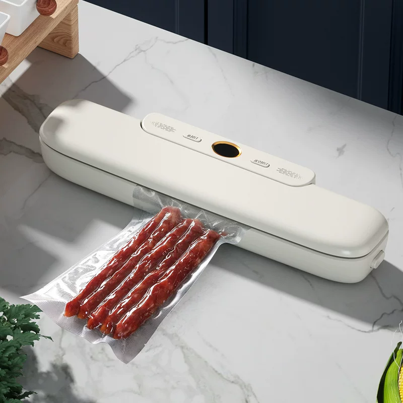 Вакуумно-запаивающая машина для упаковки пищевых продуктов, насосная упаковка, консервация снеков, сухая и влажная пластиковая запайка, маленький бытовой автоматический компрессионный аппарат