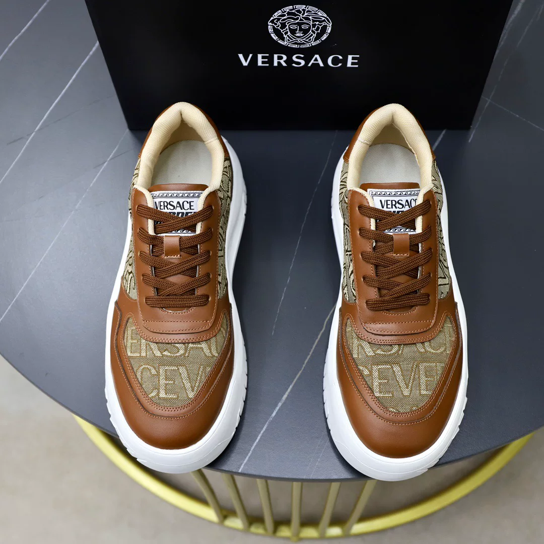 Versace/范思哲 Sports fashionable universal trend white shoes