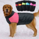 Winter Warm Dog Clothes Waterproof Pet Vest Zipper Jacket Pa