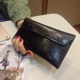 Бумажник, из натуральной кожи, в корейском стиле