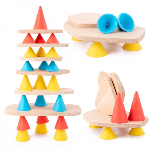 Геометрическая познавательная башенка для детского сада для мальчиков и девочек, раннее развитие, учит балансу