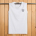 Mùa hè không tay vest nam cotton vòng cổ rộng vai T-Shirt nam cộng với phân bón XL vest phần mỏng stretch vest Áo vest cotton