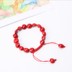 Dân tộc tự nhiên Acacia Bean Đính cườm Red Bean Bracelet Thời trang Nữ Bodhi Red Bean Bead Bracelet Red Rope Bracelet vòng đá mắt hổ Vòng đeo tay Clasp