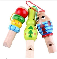 Деревянный свисток, мультяшная игрушка, маленькие музыкальные инструменты, раннее развитие