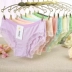 7 hộp quà tặng đồ lót phụ nữ cotton gợi cảm eo thấp tóm tắt quần lớn tuần tuần quần ren