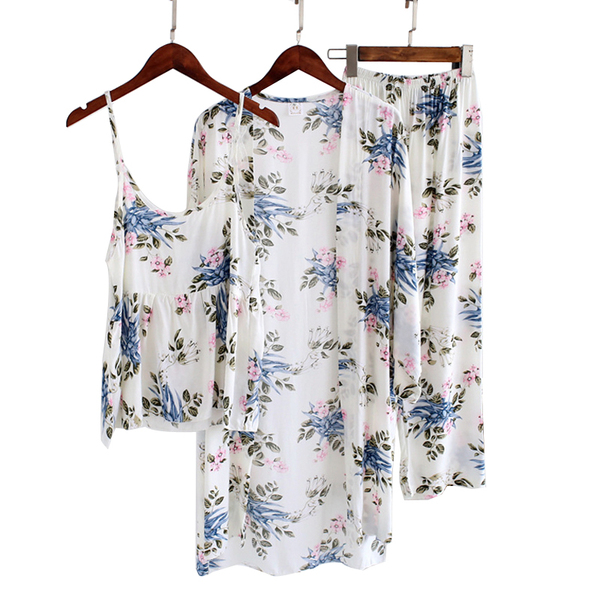 Imported cotton pajamas gown Japanese sexy winter 