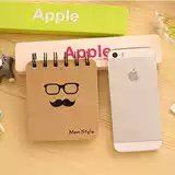 Очки, портативный карманный блокнот, ноутбук, креативная книга