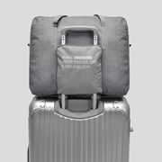 Túi xách tay du lịch gấp túi du lịch nữ có sức chứa lớn doanh nhân lên máy bay hành lý không thấm nước túi xe đẩy túi du lịch