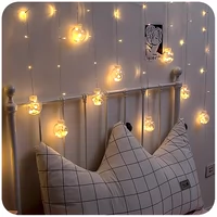 Маленькие лампочки декоративные струнные лампы общежития романтическая компоновка комнаты, чтобы сфотографировать Hanfeng Net Red Girl Star Light Girl Heart
