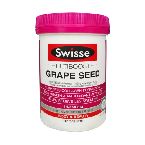 Экстракт эссенции виноградных семян Swisse 180 Антифрагиновые объемы OPC Антиоксидант выделяет небольшой магазин Австралия