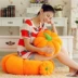 Halloween nhỏ bí ngô gối đồ chơi sang trọng gối đệm dễ thương thêm búp bê búp bê lớn - Đồ chơi mềm