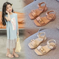 Пляжная пляжная обувь, весенний наряд маленькой принцессы, детские сандалии для отдыха, коллекция 2021, тренд сезона, популярно в интернете