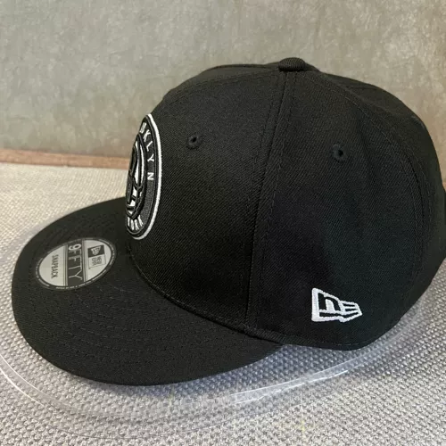 Newra NBA Brooklyn Net Team Team New Yahua 9fifty Black Black Flat Eads Baseball Hat
