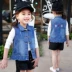 5 cô gái cao bồi vest mùa xuân và mùa thu 2018 mới của Hàn Quốc phiên bản của nữ bé 1-3 tuổi 2 mùa xuân vest phần mỏng vest triều 6