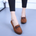 Mùa xuân và mùa hè tuổi Bắc Kinh giày vải giày của phụ nữ giản dị peas giày phẳng non-slip thở giày thấp thời trang giày mẹ Giày cắt thấp