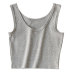 Mùa xuân và mùa hè mới sanding nửa bọc ngực vest nữ ngắn sling đáy áo sexy ống top ngắn vest áo nữ đẹp Áo ba lỗ