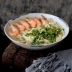 瑕疵 Đồ dùng nhà bếp bằng gốm sứ nghệ thuật nhà hàng Âu đơn giản bát đĩa salad bát mì món ăn sâu đĩa món súp - Đồ ăn tối Đồ ăn tối
