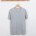 Của nam giới mùa hè ngắn tay T-Shirt dịch vụ nhà đồ ngủ phần mỏng lỏng cộng với phân bón XL mặc giản dị trắng phương thức Pyjama