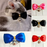 Регулируемый колокольчик с бантиком, чокер, галстук-бабочка, домашний питомец, кот