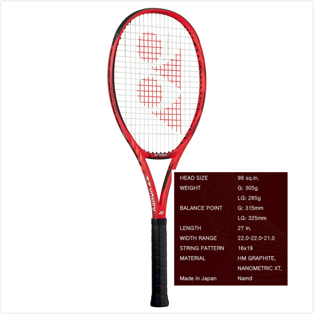YONEX Yunx углеродное волокно карбон VCORE98 100 Saba Valov Cobel профессиональная теннисная ракетка