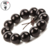 Shuofeng Craft Ebony Purple Tan Sand Bracelet Vòng tay nam và nữ Cặp đôi Mân côi 108 Hạt gỗ đàn hương Bán buôn - Vòng đeo tay Clasp vòng mã não Vòng đeo tay Clasp