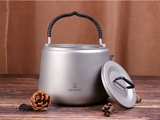Портативный металлический заварочный чайник, электромагнитный уличный сверхлегкий чайный сервиз