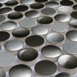 Металлическая круглая мозаика из нержавеющей стали на стену