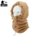 Mùa đông ấm hood fleece hat ngoài trời cưỡi mặt nạ đa chức năng bib lạnh và windproof chống bụi nam giới và phụ nữ mui xe