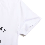 Пляжная эластичная хлопковая футболка с коротким рукавом подходит для мужчин и женщин, семейный стиль, оверсайз, круглый воротник