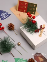 Коробка, упаковка, украшение, наклейка, красный макет, рождественский подарок, подарок на день рождения