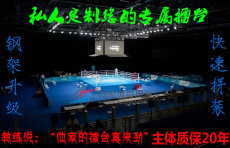 ринг 拳击台擂台搏击格斗笼八角笼散打拳台泰拳摔跤ufc标准拳台落地擂