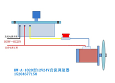 Поворотный светорегулятор 12v-40v15a直流电机无级调速器 直流调速器 12v24v调速开关