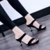 Một từ với dép, giày nữ, giày cao gót hè 2018 sandal và dép mới lạ, mặc gợi cảm với 5CM sandal shondo Sandal