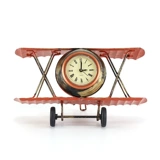 Металлический самолет, ретро часы, кофейный реквизит для фотографии для офиса для гостиной