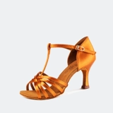 Бетделадирование танцевальных туфель подлинные женщины для взрослых летние мягкие квадратные туфли тренировочная обувь Betty Dance Shoes heel 217